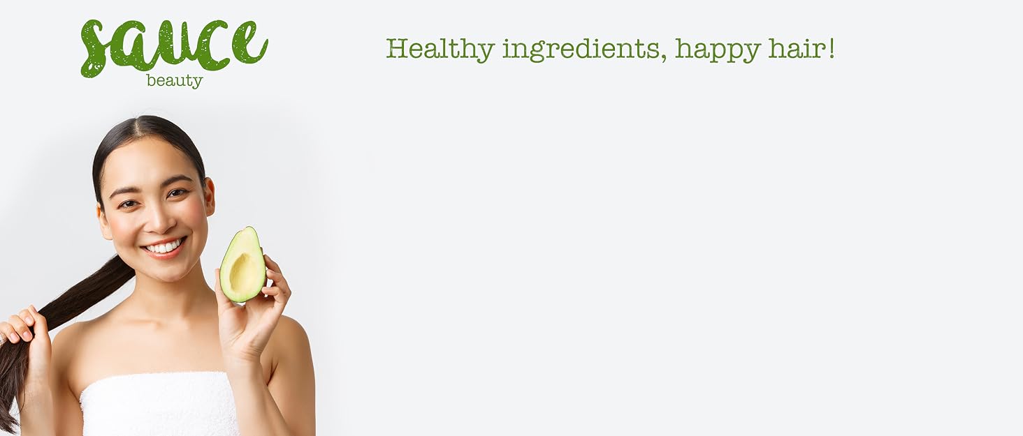 Sauce healthy ingredients happy hair nourishment styling shampoo deep moisture hair mask haircare