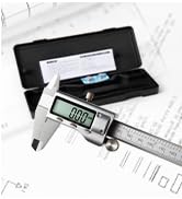 SCITOOLS All-Metal Digital Caliper 0-6"Measuring Tool, Micrometer Caliper with Auto-Off Feature, ...