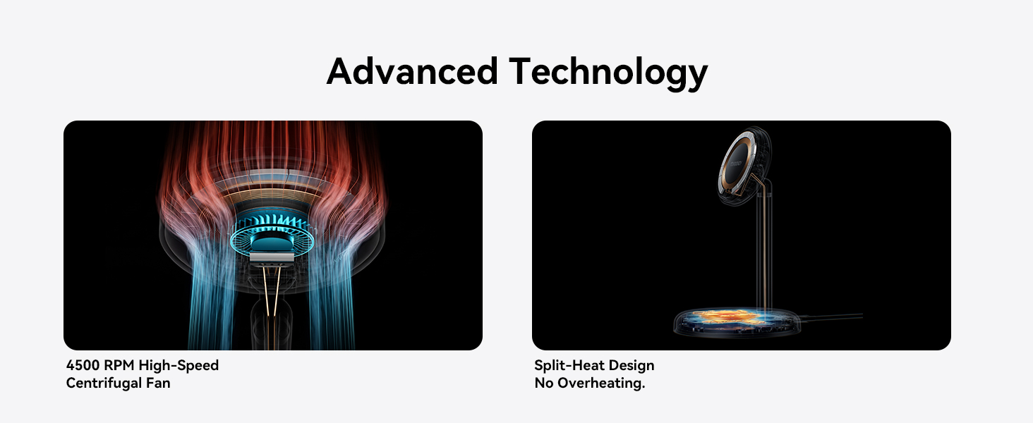 cooling wireless charger