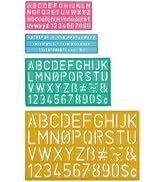 Westcott Letter Stenciling Guides (4 sizes)