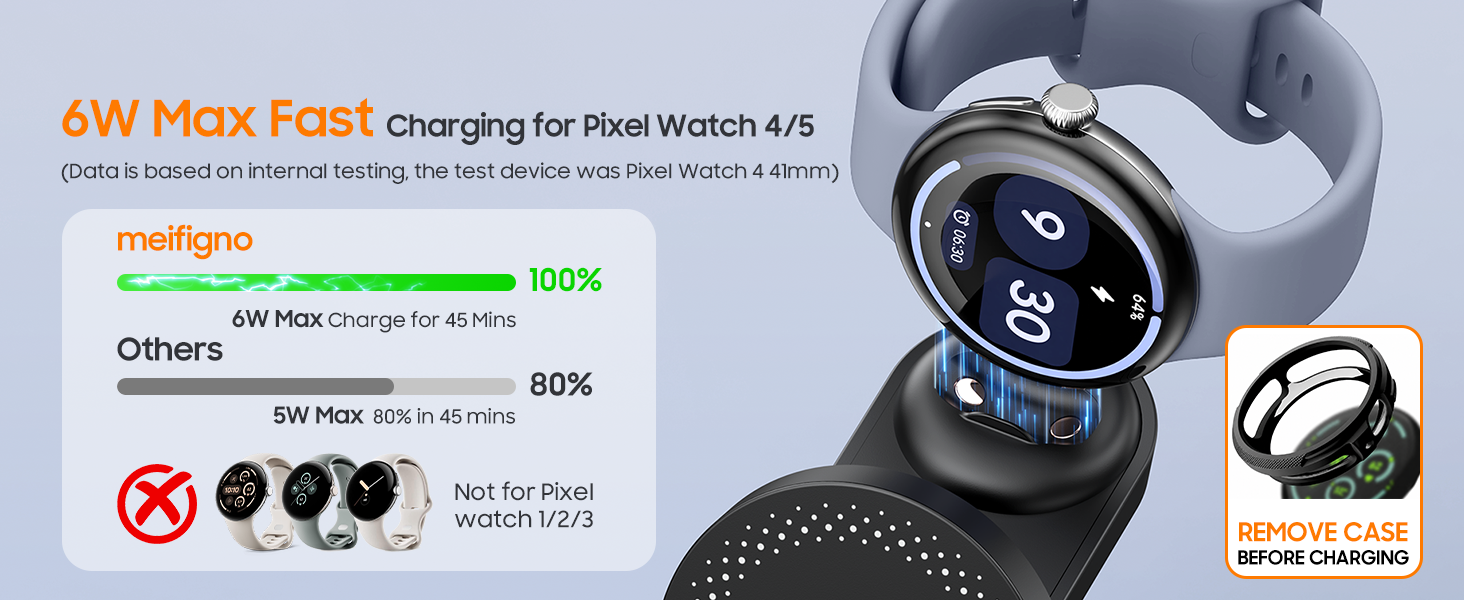 3 in 1 wireless charger for pixel devices