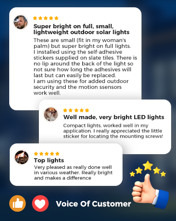 solar fence lights