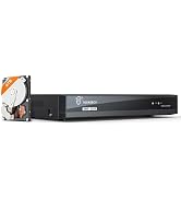 TIGERSECU Ultra HD 5MP 16-Channel Hybrid 5-in-1 DVR Security Recorder with 4TB Hard Drive, for 16...