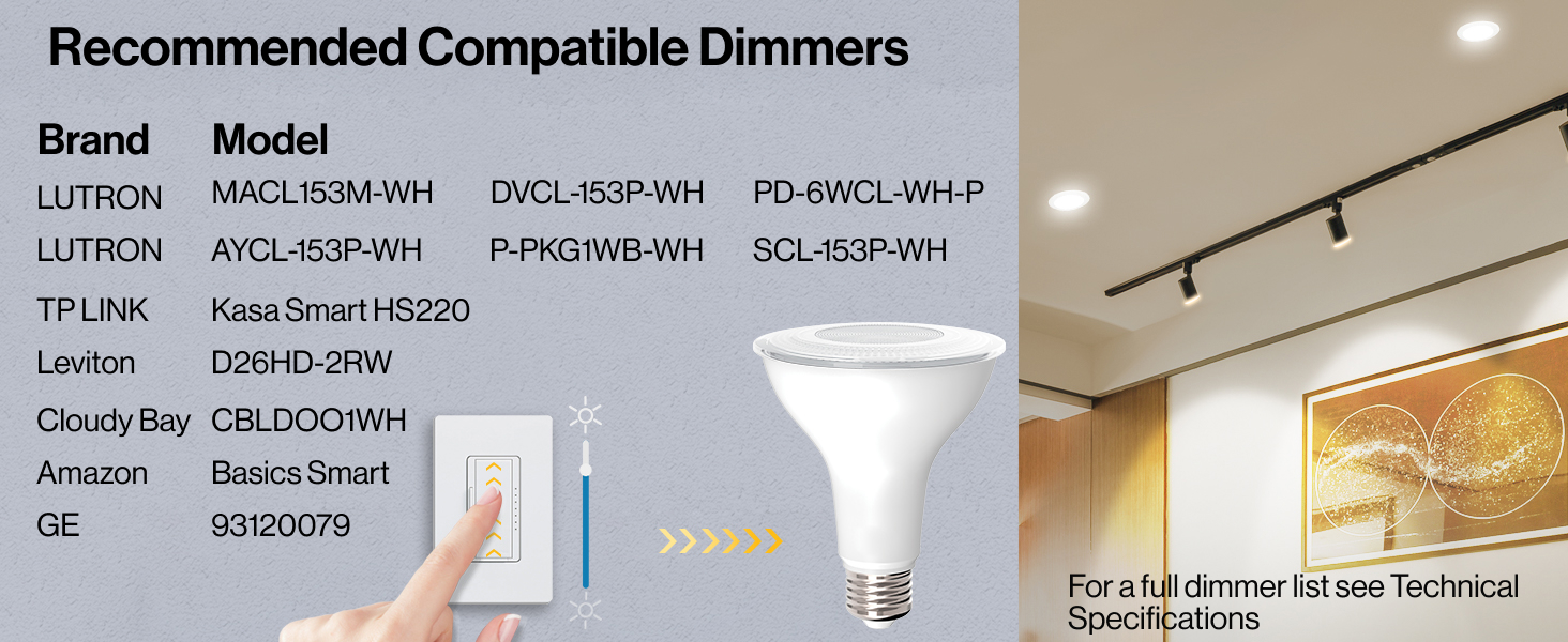 Compatible Dimmers