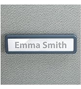 Officemate Verticalmate Name Plate, Gray (29222)