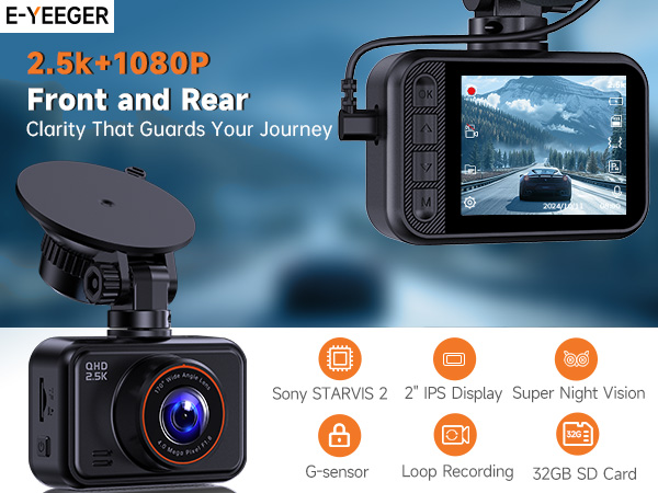 dash cam front and rear
