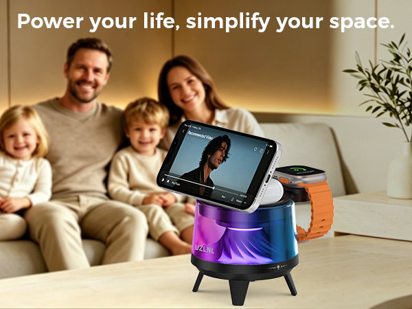 Home wireless charging station, power your devices and simplify your living space