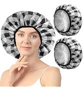 2 Pieces Heat Cap For Deep Conditioning,Hot Cap And Shower Cap Two Uses,Hair Dyeing And Hot Oil T...