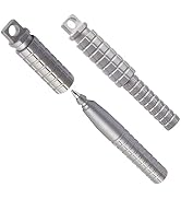 ainhue ATP29 Compact TC4 Titanium Tactical Pen with Grenade Grip Construction for Keychain EDC, U...