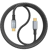 ZeroneTeck USB4 Cable for Thunderbolt 4, 40Gbps USB C Data Cable 3.3FT | For Thunderbolt 4/3, 4K/...