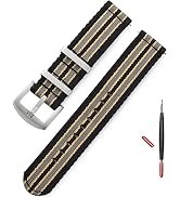 watchdives Nylon Watch Band 20mm 22mm Fast Release Watch Band Multicolor Replacement Watch Straps...