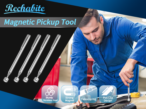 telescoping magnetic pickup tool