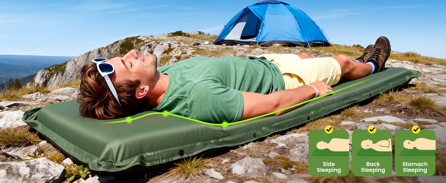 inflatable sleeping mattress