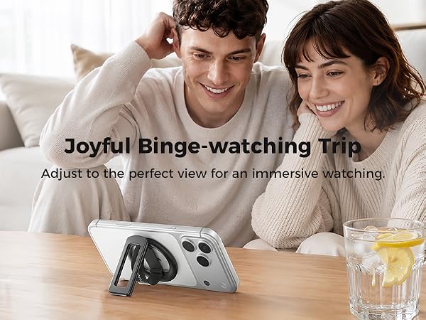 Joyful Binge-watching Trip Adjust to the perfect view for an immersive watching.