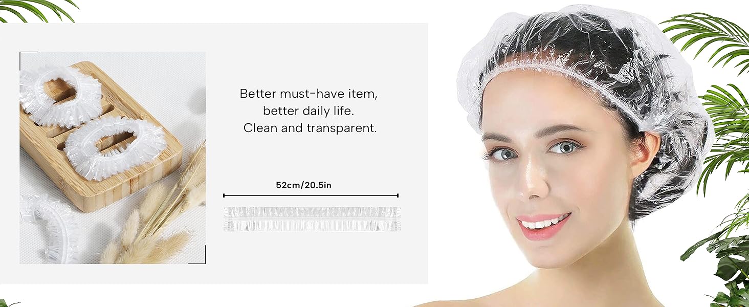 Disposable shower cap