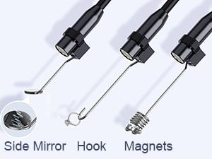 Endoscope Camera with Light Mechanic Borescope Camera with Monitor Snake Probe Camera Scope