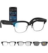 AI Smart Glasses with Camera, 8MP Anti-Shake Camera Glasses for Men Women, 1080P Video Recording ...