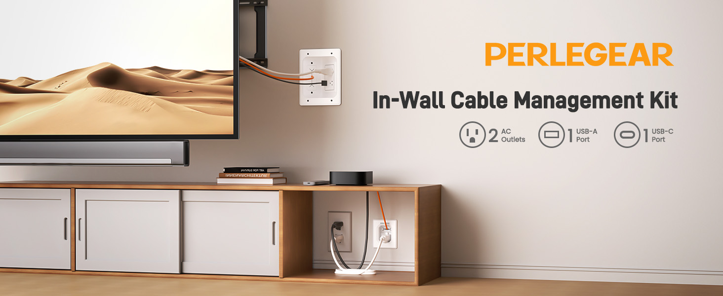 tv plug hider wall kit