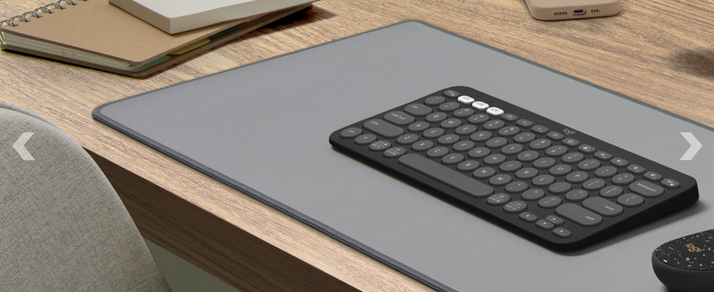 pebble 2 keys wireless compact tenkeyless graphite keyboard