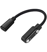 Tedubax USB-C to 2-Pin Magnetic Charger Adapter for PLAUD Note Pro AI Voice Recorder, Type-C Char...