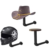 Motorcycle Helmet Holder,Helmet Holder Wall Mount Easy Storage for Motorcycle Helmets,Hats, Baseb...