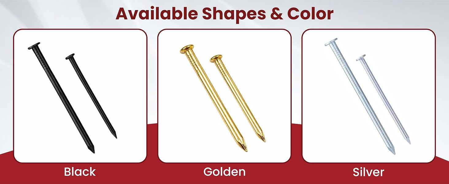 Available Shapes & Colors