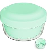 Mckkor Leak Proof Denture Case, Denture Cups Bath,Dentures Container with Basket Denture Holder f...