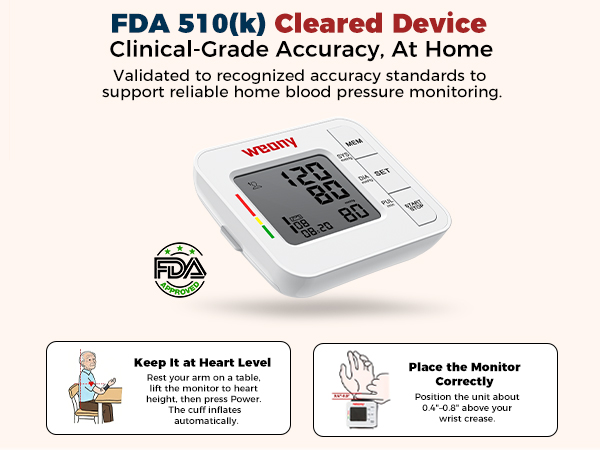 WEONY wrist blood pressure monitor,blood pressure machine