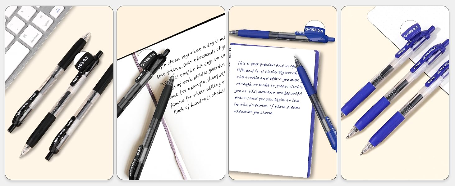 gel pens