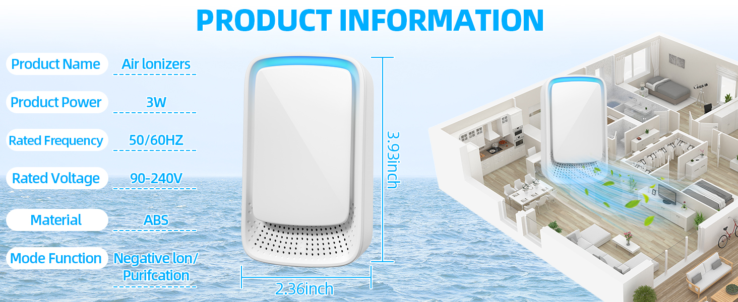 air ionizers for home plug in