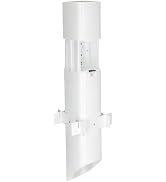 TayMac ParkPost Outdoor 1-Gang White Weatherproof in-use Power Post Enclosure PP55W, Outdoor Powe...