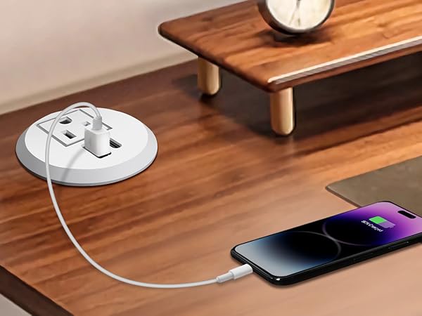 2inch power grommet usb c