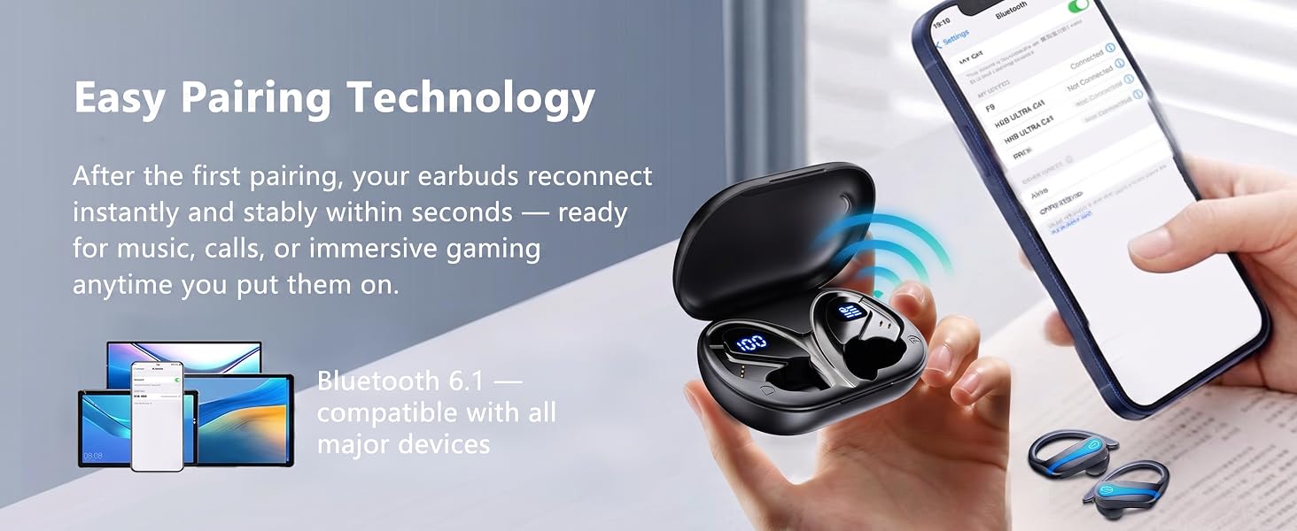 wireless earbuds for Bluetooth 6.1