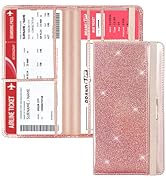 Bling Car Registration and Insurance Card Holder - Leather Vehicle Glove Box Automobile Documents...