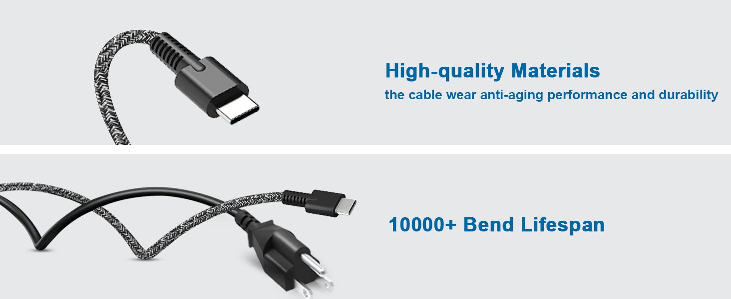 65W usb c laptop charger
