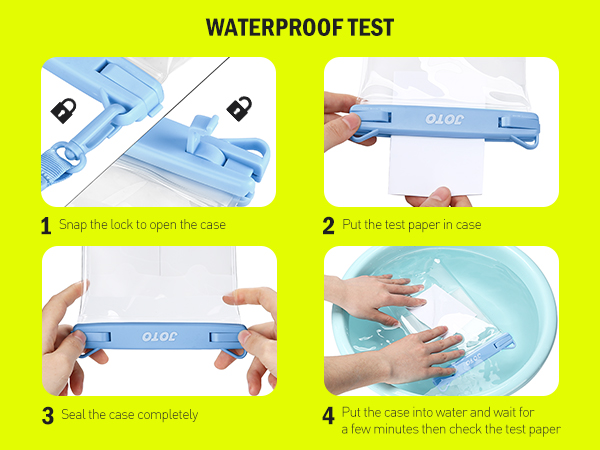 Waterproof test