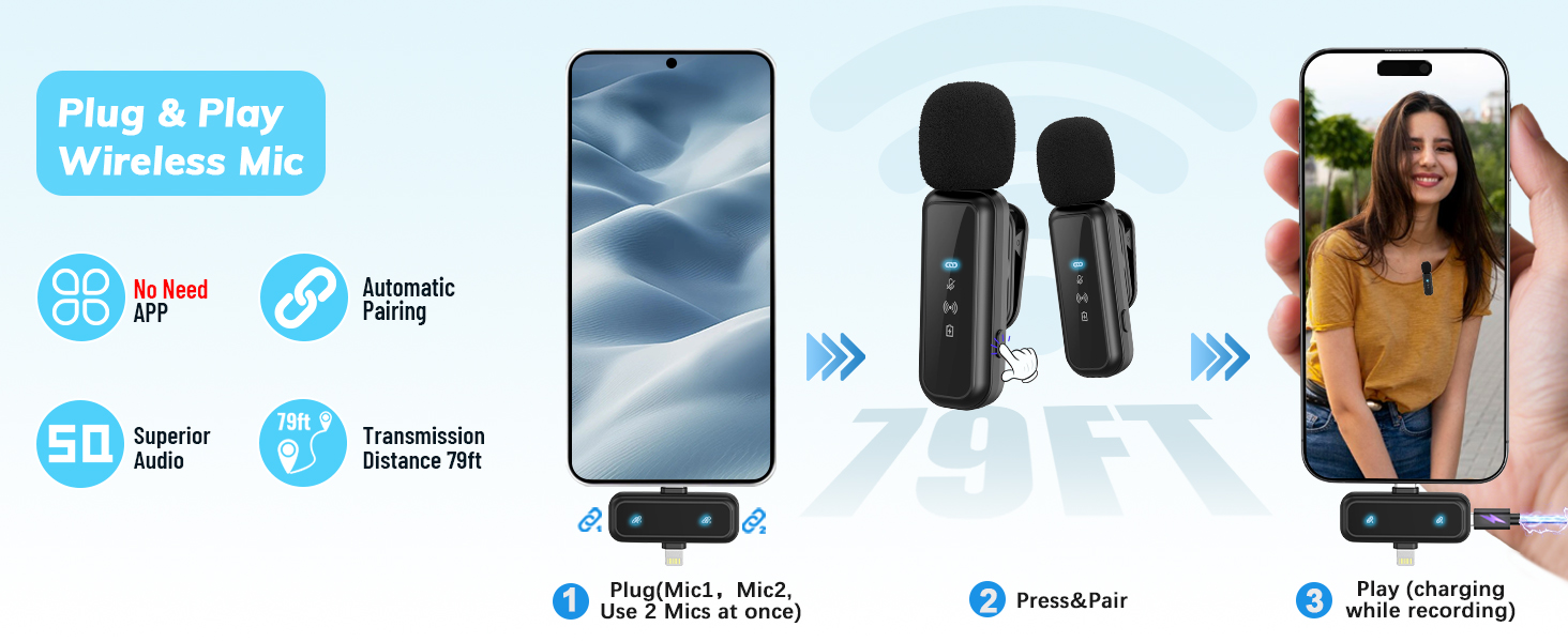 youtube starter kit and content creator kit professional wireless mic