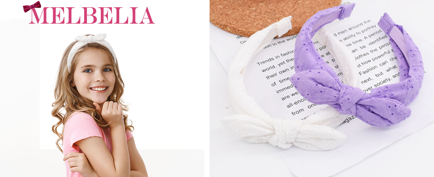 Bow headband for girl
