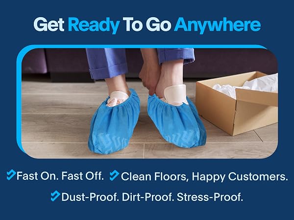 Premium Disposable Boot & Shoe Covers Booties