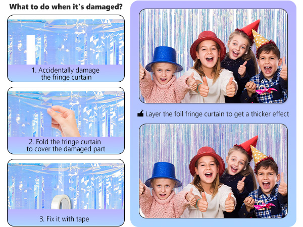 Attentions for Tinsel Backdrop