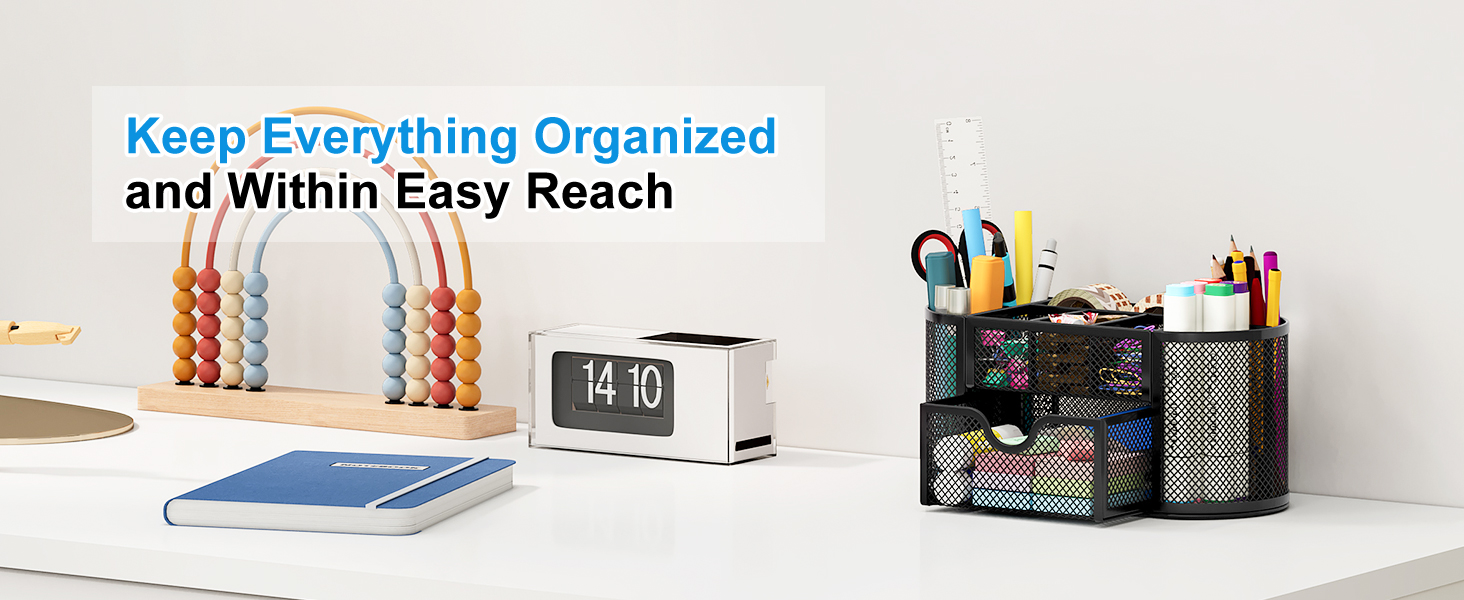 mesh desk organizer