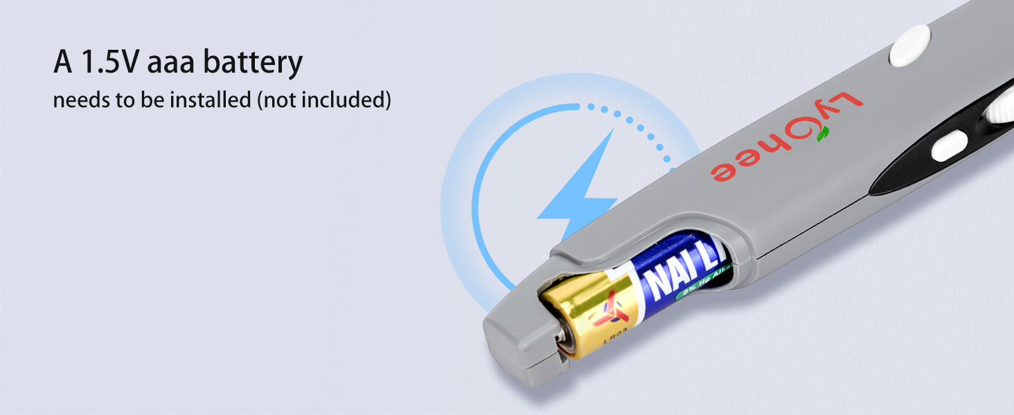 batterypower pen mouse