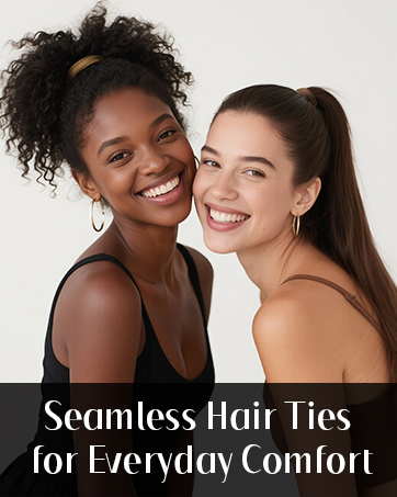 Seamless hair ties for everyday comfort