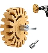 Dualshine Decal Remover Eraser Wheel, Rubber Wheel Decal Remover Car Sticker Remover Tool Rubber ...