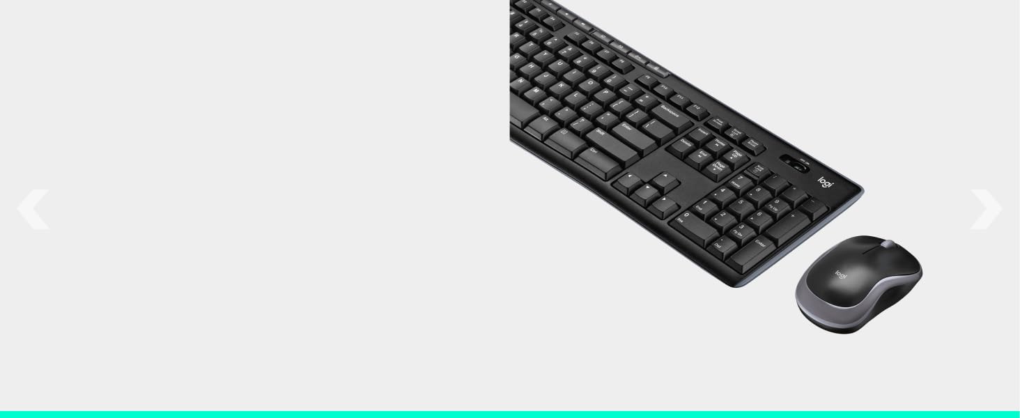 Logitech K270 Wireless Keyboard for Windows, 2.4 GHz Wireless, Full-Size, Number Pad