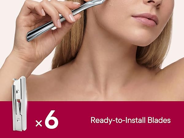 face razors for women gentle facial hair removal