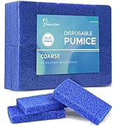 Maryton Disposable Pedicure Pumice Stone for Feet Scrubber, 40PCS | Coarse Grit Foot Scrubbing Pa...