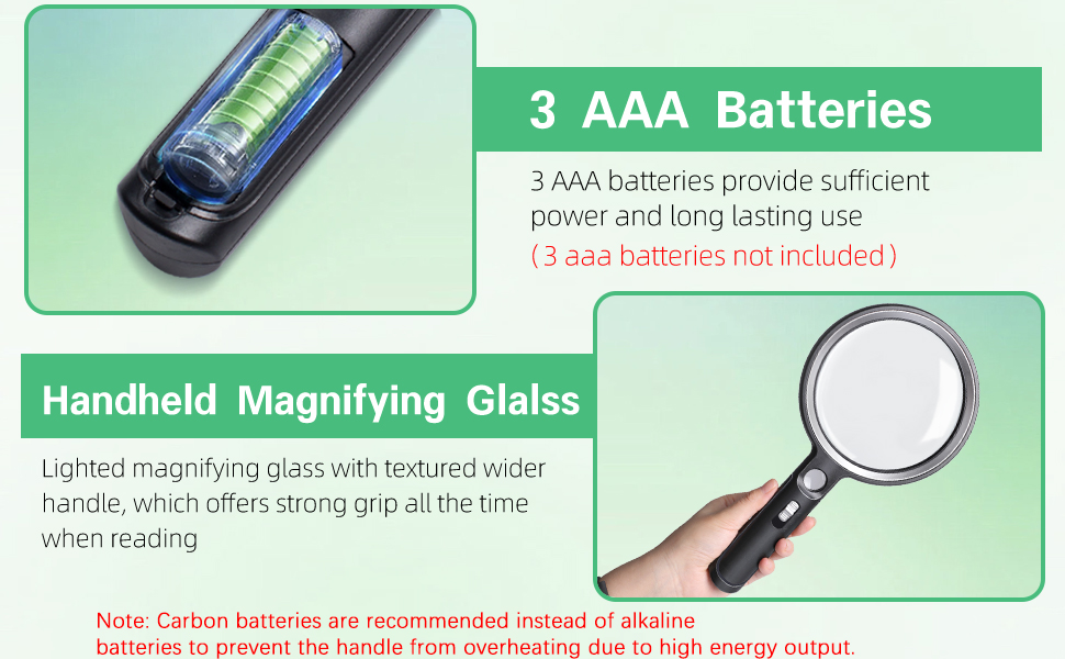 lighted magnifying glass
