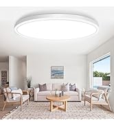 Brightever 19 Inch Large Flush Mount Ceiling Light Fixtures, 4200LM 360W Equivalent, 5000K Daylig...