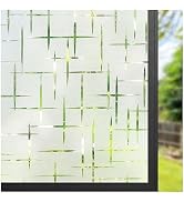 rabbitgoo Window Privacy Film Frosted Glass Window Film, Static Cling Sun Blocking Frosting Door ...